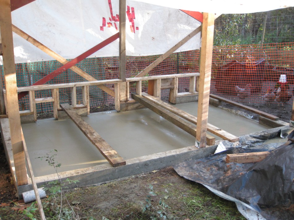 Concrete foundation